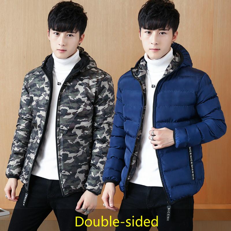 

Autumn and Winter Japanese Double-Faced Workwear Men's Lamb Velvet Stand-up Collar Thickened Tide Brand Jacket, Double reversible