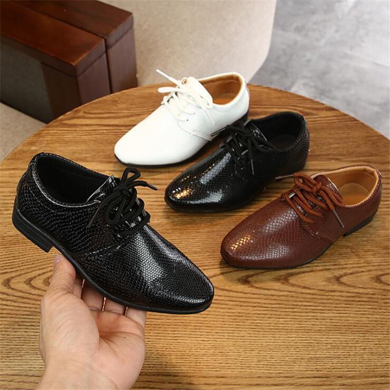 

Children's British Style Leather Shoes 2021 Spring New Student Boy Performance Breathable Fashion Small Leather Shoes Kids, White
