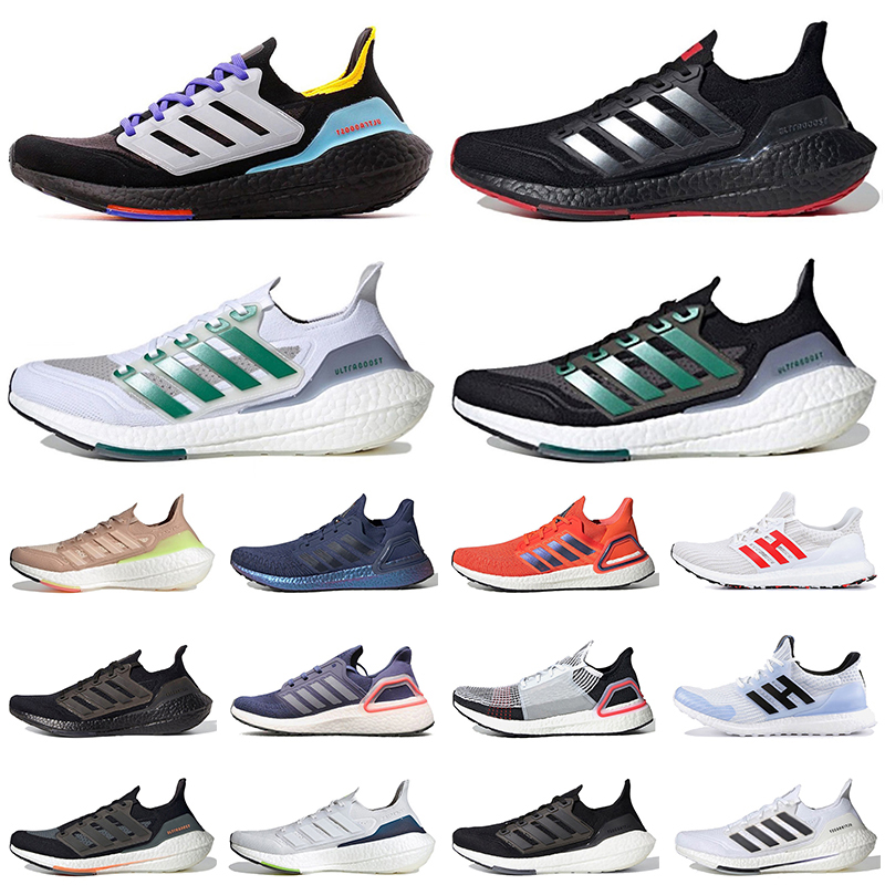 

Wholesale 2022 ultraboost 21 4.0 men women running shoes triple black white ultraboosts carbon scarlet pulse aqua black designer trainers sports sneakers, #b7 white red 36-45
