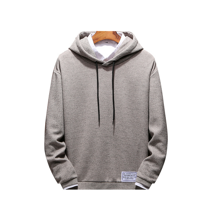 

2021 New Autumn Tag Men's Hoodies Harajuku Sweaty with Hip Hop Streetwear Man's Solid Occasional Training Big K131 8AI4, Apricot