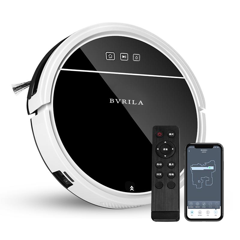 

Smart Vacuum Robot Cleaner APP&Remote&Voice&Wifi&Map Gyroscope Path Planning Wet Mop Scheduled Suction&Sweep&Drag For Pet Hair