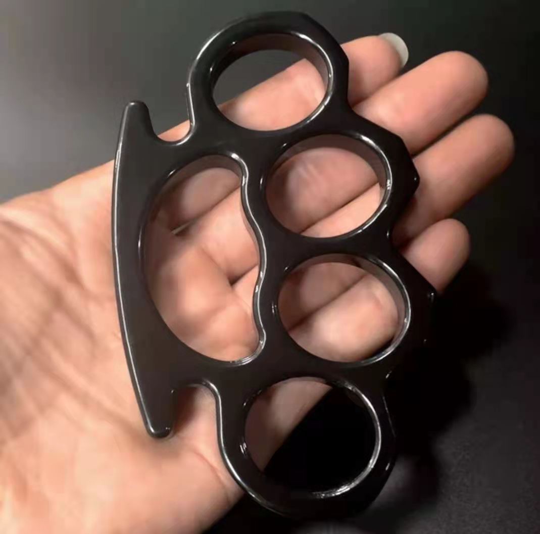 

Glass fiber alloy finger tiger four finger self defense weapon four finger self defense hand brace aluminum002 self defense equipment han16