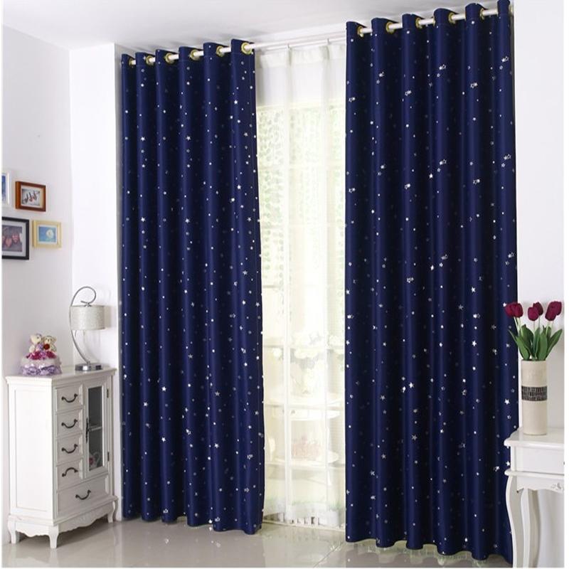 

Curtain for 100% Blackout Cortinas Para Sala For Living Room Flat Window Curtains Drape RideauFinished Product Navy Blue 1 pcs, Green