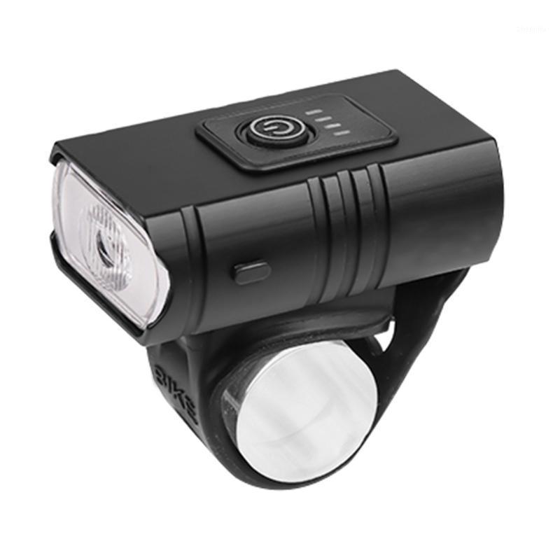 

500LM T6 LED MTB Mountain Bike Headlight Bicycle USB Rechargeable 3 Gears Handle Bar Front Lights Riding Cycling Equipment 20201