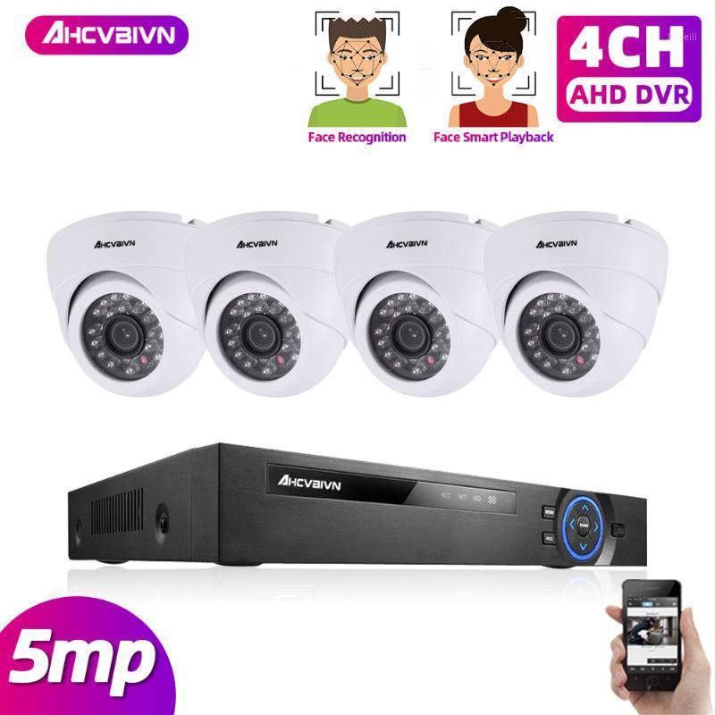

4CH 5MP HD DVR Home Security Camera System 4pcs 5MP AI Human Detection IP66 Outdoor Dome Cameras Surveillance CCTV Kit1