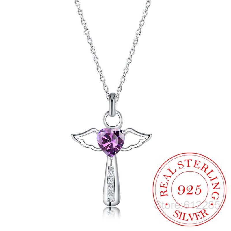 

Chains Vintage Bijoux Luxury Simple Crystal Cross Statement Pendant Necklace For Women 925 Sterling Silver Fine Jewelry Accessories