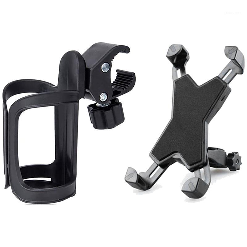 

1pcs Bike Cup HolderUniversal Antislip Cup Holder & 1pcs Bike Phone Mount Rotation Adjustable1