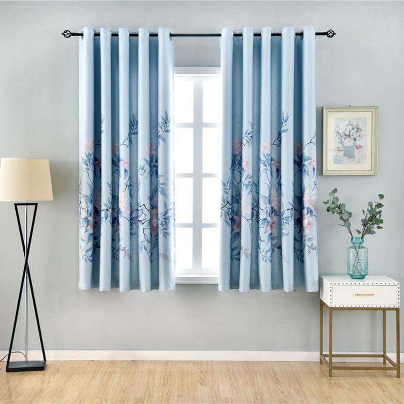 

Pastoral Printed Short Curtains for Children's Bedroom Kids Window Treatments Curtain for Kitchen Living Room Blackout Drapes, See chart