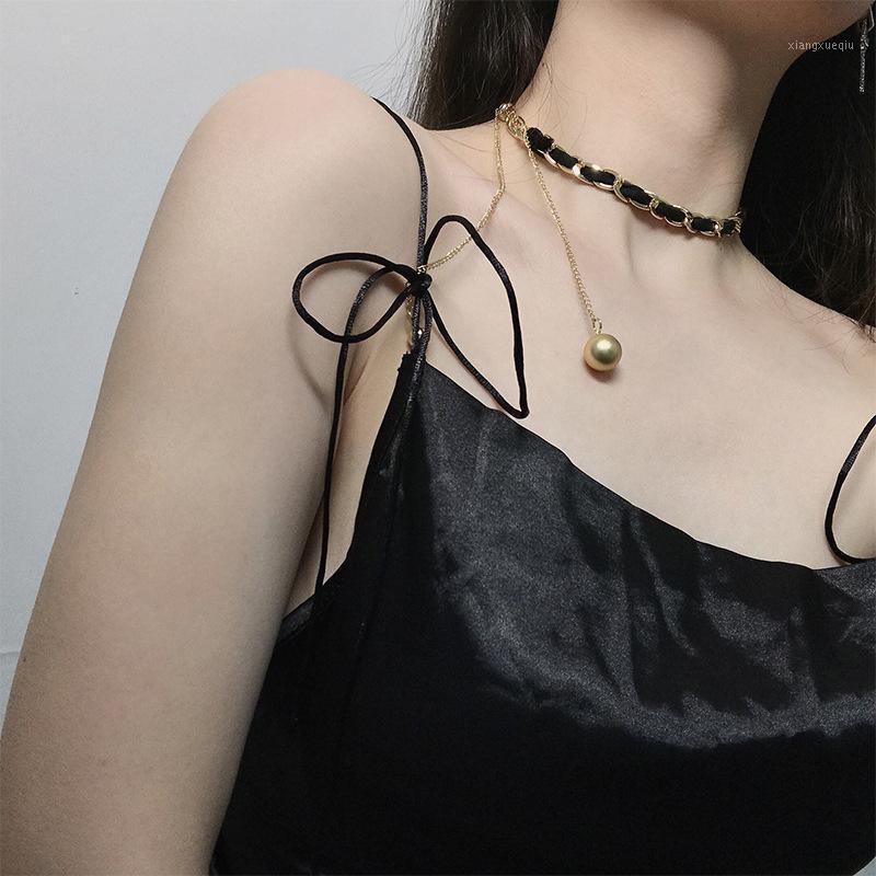 

StyleÂ·European And American StyleÂ·Adjustable Pull-Out Choker Clavicle Chain Ladies Boutique Fashion Jewelry Gifts Chokers, Golden;silver