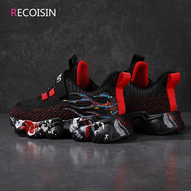 

RECOISIN Spring Sneakers Kids Sports Shoes For Boys Fashion Casual Children Shoes Boys Running Student Chaussure Enfant, Green