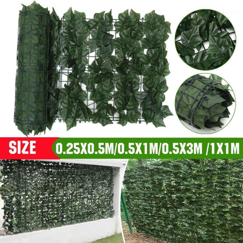 

Artificial Faux Ivy Leaf Privacy Fence Screen Hedge Garland Plants Decor Panels Garden Outdoor Arch Wall Jungle1, 0.25x0.5m