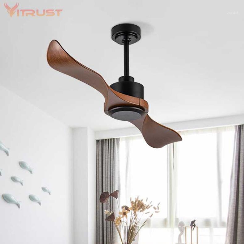 

52" Creative Ceiling Fan Outdoor Indoor Ceiling Fan with Remote Control 3 Solid Blades Noiseless reversible Motor1