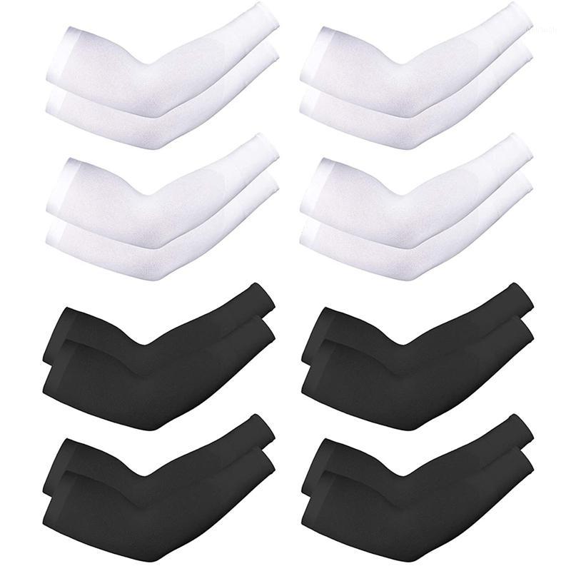 

8 Pairs Cooling Arm Sleeves Sun Protected Sleeves Unisex Cover for Outdoor Driving Jogging Golfing Riding1, Multi