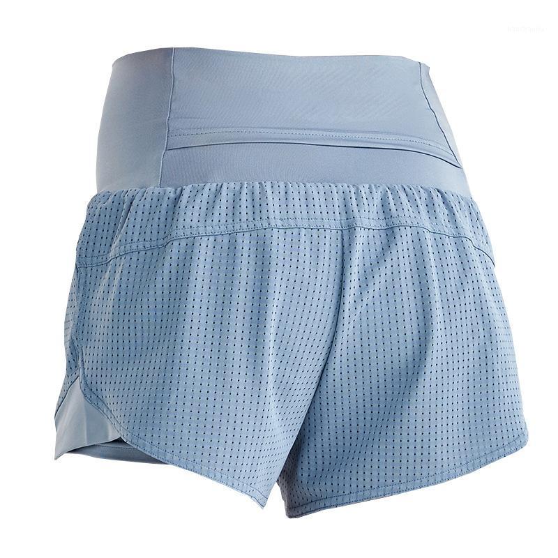 

2020 Hot Female Anti Exposure Fitness Shorts Running Activewear for Women Yoga Workout Shorts Pockets on Back Athletic1, Green