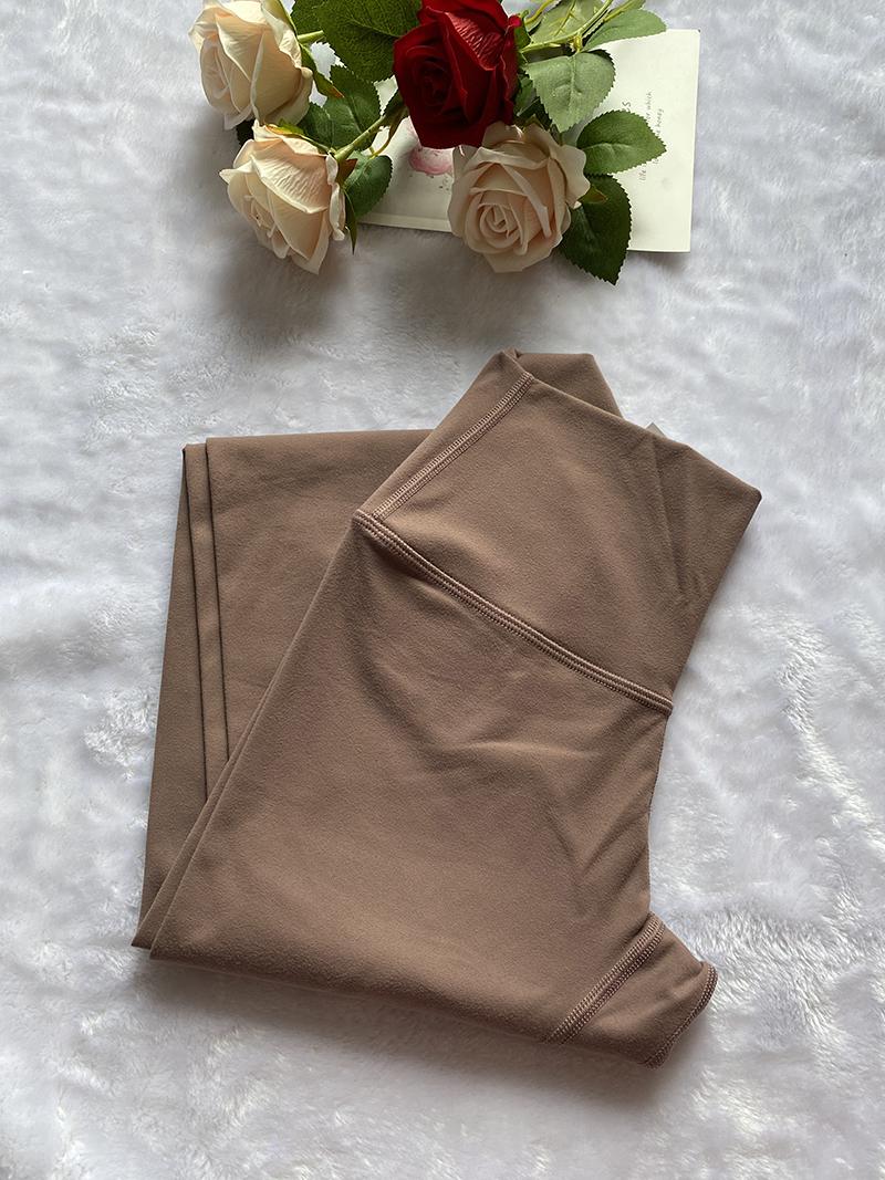 

Naked High Waist Tight Fitness yoga pants Elastic Energy Tight Gym Wear Workout Running Leggings 4 Way Stretch Tight, Dark red