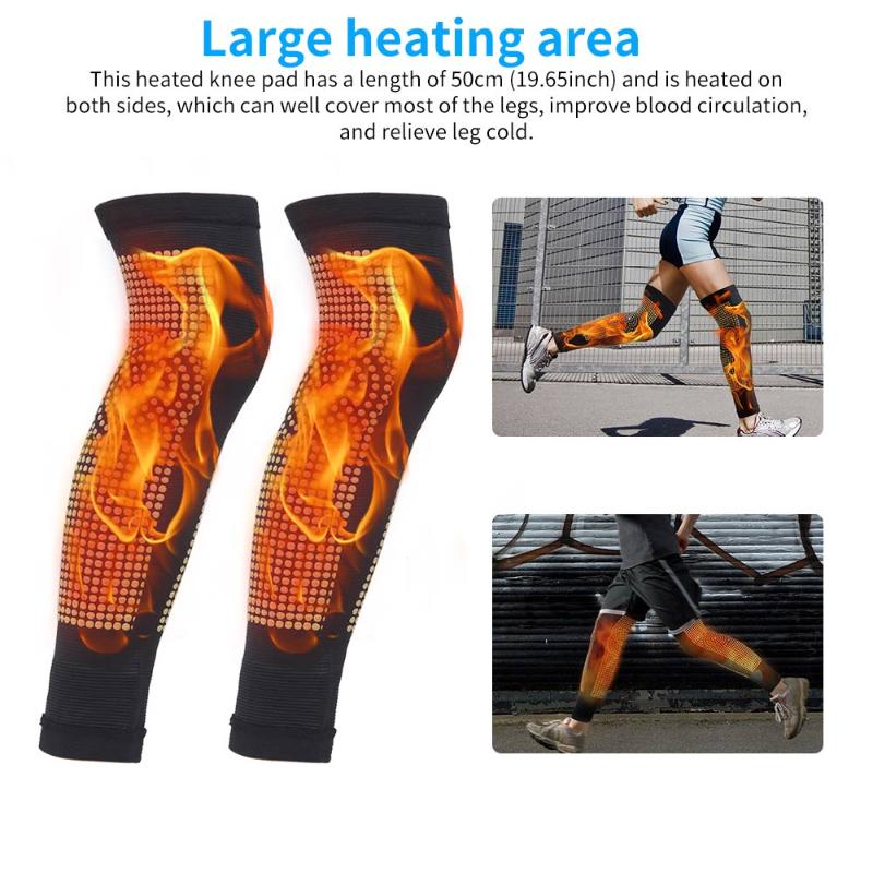 

2pcs Self Heating Support Knee Pads Knee Brace Warm for Arthritis Joint Pain Relief and Recovery Belt Massager Foot