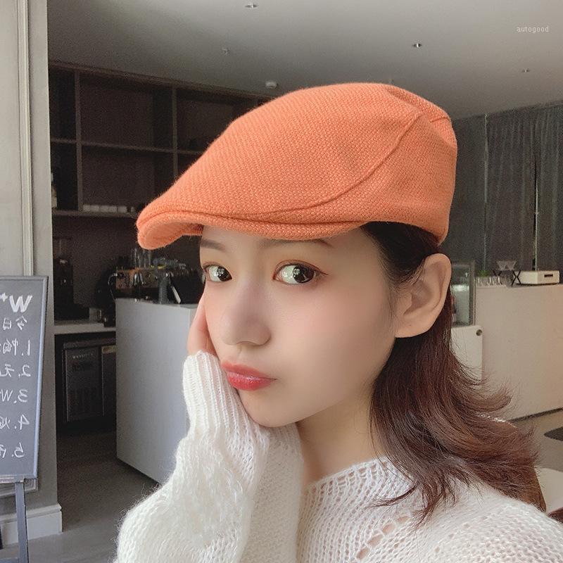 

Berets Unisex Outdoor Women British Western Style Sun Hat Classic Men Vintage Cotton And Linen Beret Cap1, Black