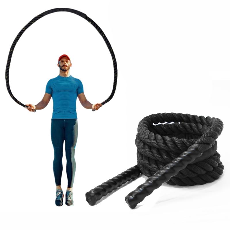 

Heavy Jump Rope Crossfit Weighted Battle Skipping Ropes Power Training Improve Strength Building Muscle Fitness