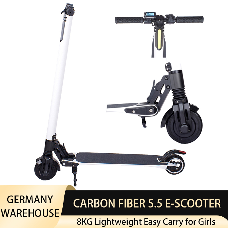 

Electric Scooter 250W/24V 4AH/6AH Foldable Lightweight Scooters Waterproof Max 23KM Mileage E-scooter 5.5inch Tire for Girls Kids EU Stock