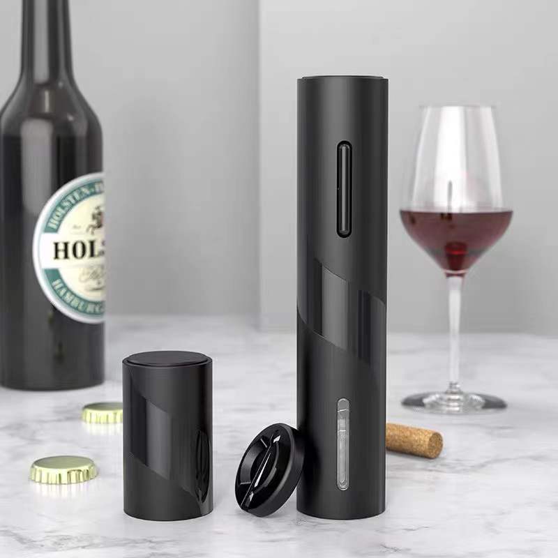 

Electric Bottle Rechargeable Opener Whole Household Stainless Steel Bottle Opener Set, Black