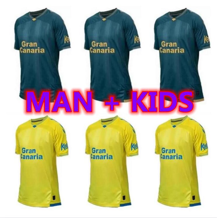 

21 22 Maillots de foot UD Las Palmas Soccer Jerseys 2021 2022 Home ROBER Á. Lemos Araujo Short sleeve football shirt CASTRO custom uniforms Man kids kit