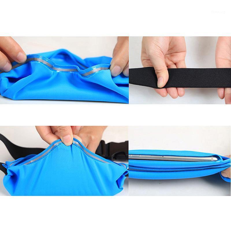 

New Arrival Waterproof Sport Gym Waist Bag Case Running Wallet Mobile Phone Pouch For iPhone 6/6S/7 4.7inch1, Blue