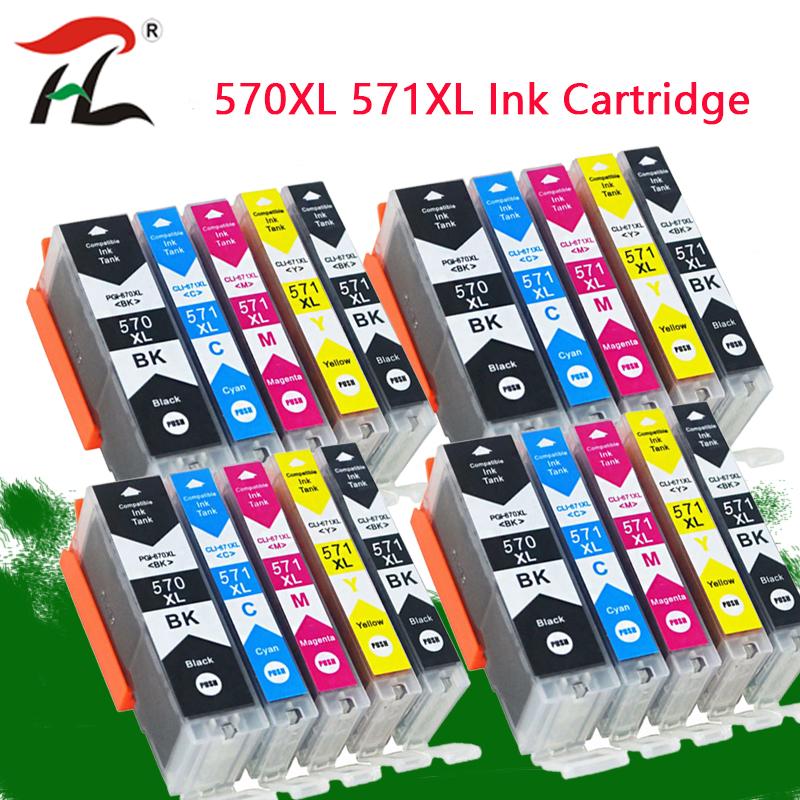 

YLC PGI570 PGI-570 CLI-571 Compatible ink Cartridge For Canon PIXMA MG5750 MG5751 MG5752 MG5753 MG6850 MG6851 MG6852 printer