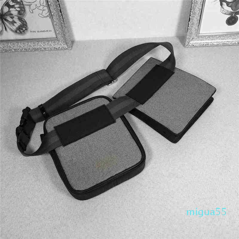 

Pack Crossbody Bag Designerr wallet purse Messenger bags Evening Wear PU Leather Fitness Belt Belly Bum Running Pouch Shoulder, Black