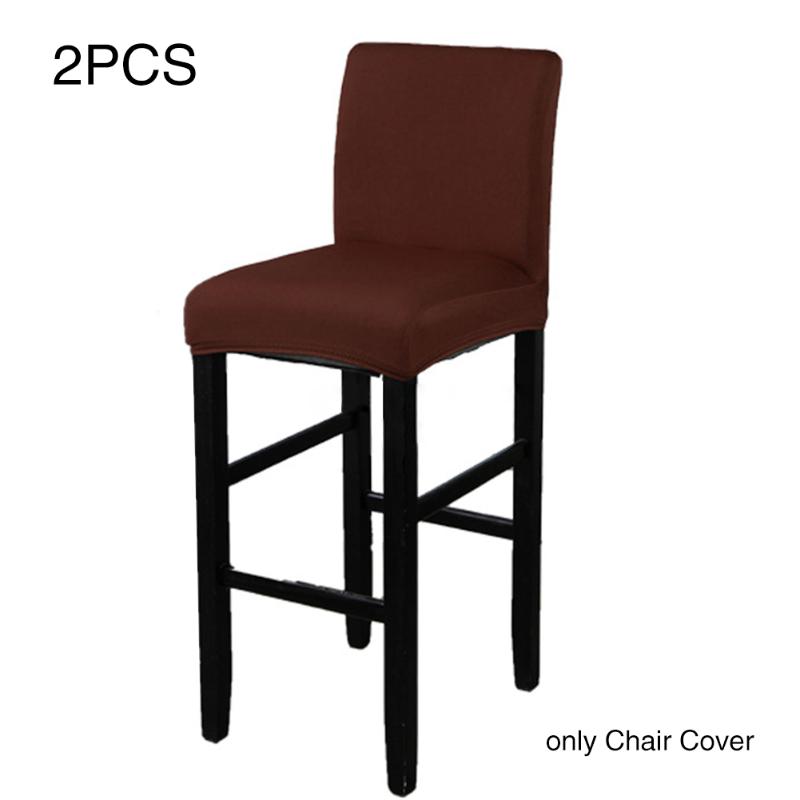 

Home Pure Color Kitchen Elastic Seat Anti Dust Banquet Hotel Chair Cover Stretch Decoration Wedding Removable Dining Room