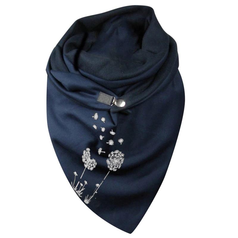 

Crinkle Hijab Fashion Winter Women Print Button Soft Wrap Casual Warm Scarves Shawls Foulard Mousseline