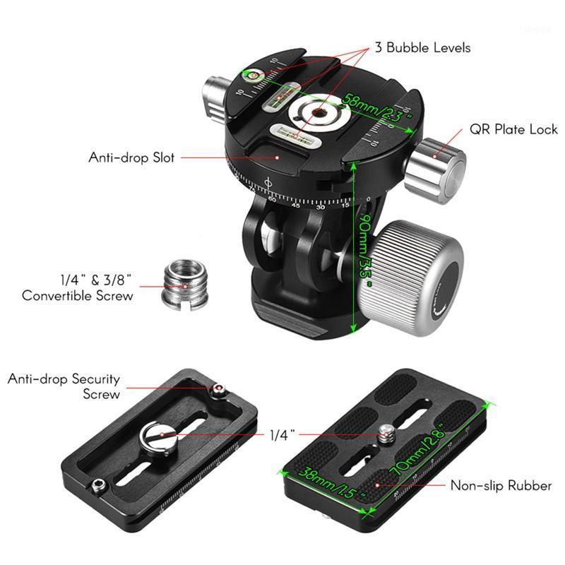 

New Arrival Tripod Head Panoramic Bird Watching Timelapse Photography Ball Head with Quick Release Plate for Sirui L10 RRS MH-01