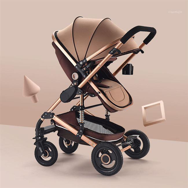 

Luxury 3 In 1 Baby Stroller Portable High Landscape Baby Carriage Multifunctional Newborn Carrinho Infant Stroller BA60TC1