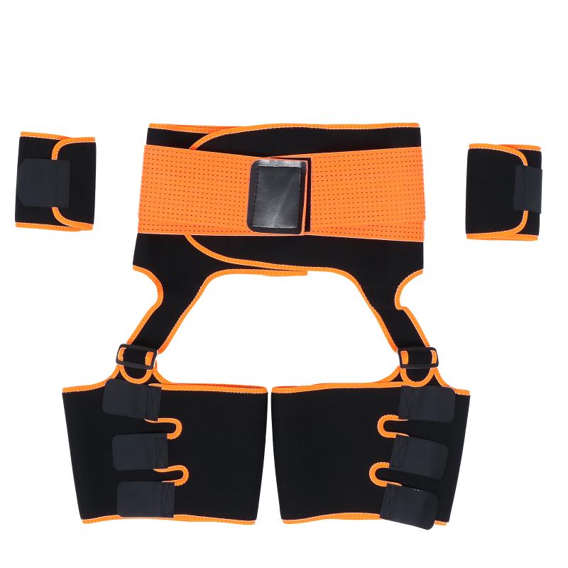 

1 Set Waist Trimmer 3-In-1 Ultralight High Waist Lift Shaping Thigh Trimmer Body Shapers Trainer Postpartum Corset Shaper, Black