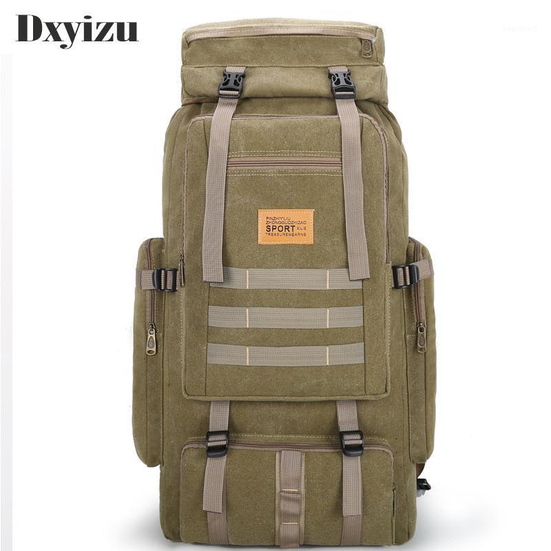 

Backpack Tactical Army Rucksack Outdoor Sports Camping Hiking Hiking Fishing Hunting Waterproof Bag 1000D Nylon1, Khaki