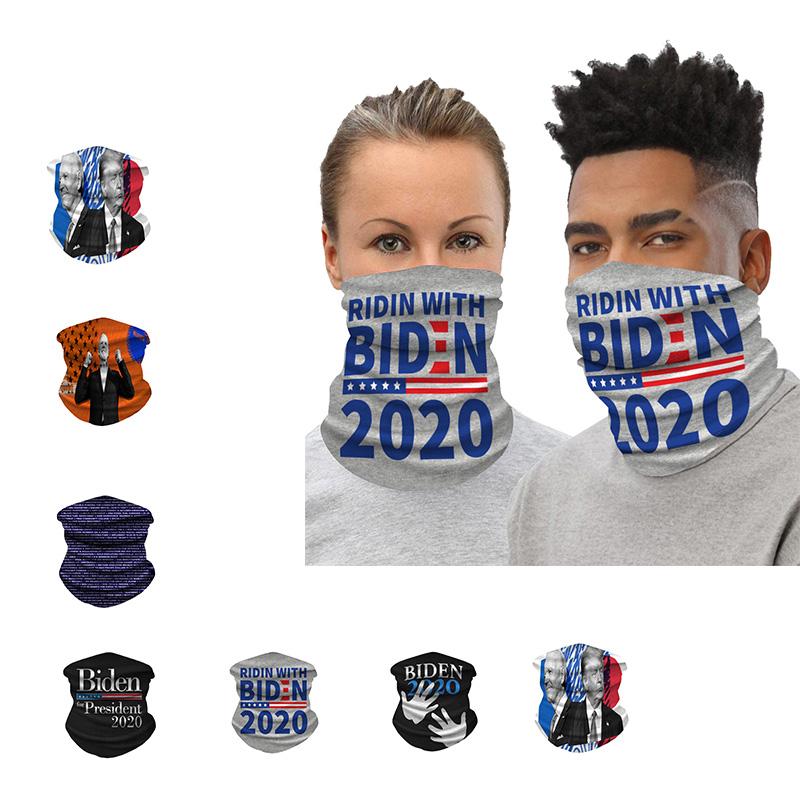 

Joe Biden 2020 Presidential Election Face Mask Half Sun Dust Protection Fashion Scarf 3D Tube Mask Seamless Durable Face Bandana