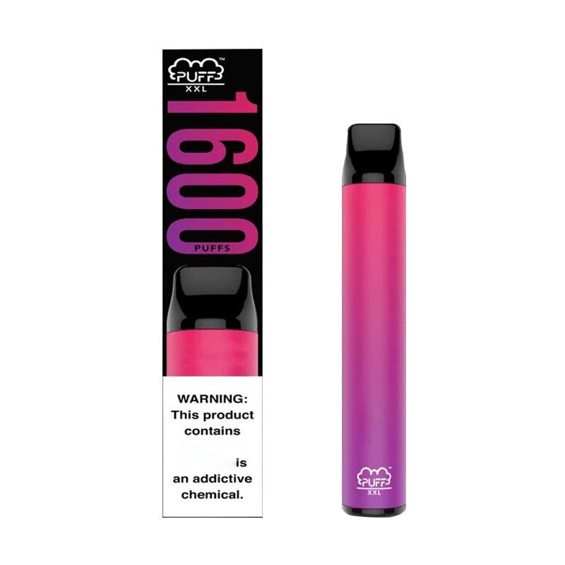 

XXL Battery Burnt 1600 Puffs E-Cigarette Thread No Bulk Price Vape Fruit Bar Flavors Puff Pen Fokls