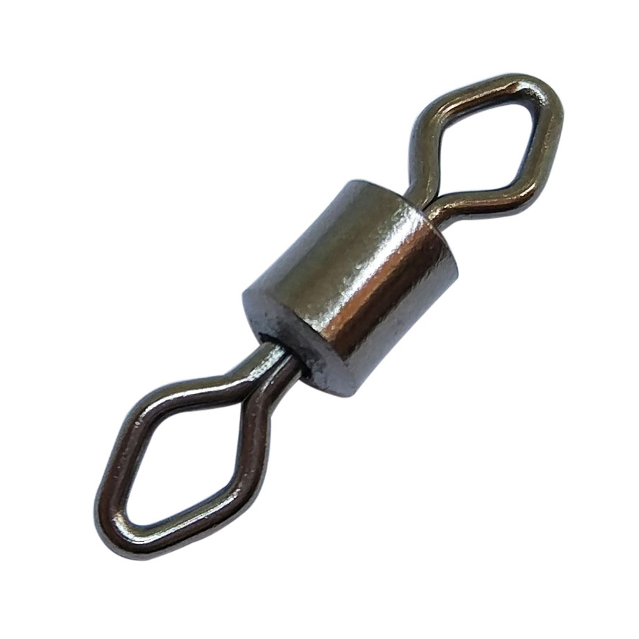 200 pcs/lot Fishing swivels diamond eye rolling swivel high speed carp fishing tackle bass fishing accessories-image-373422946