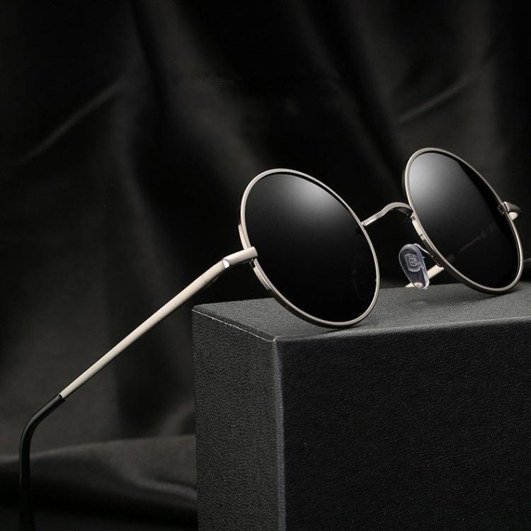 

ZUEE Classic Retro Punk Gunglasses Men/Women Polarized UV400 Sunglasses Round Metal Frame Glasses Outdoor Driving Sun Glasses