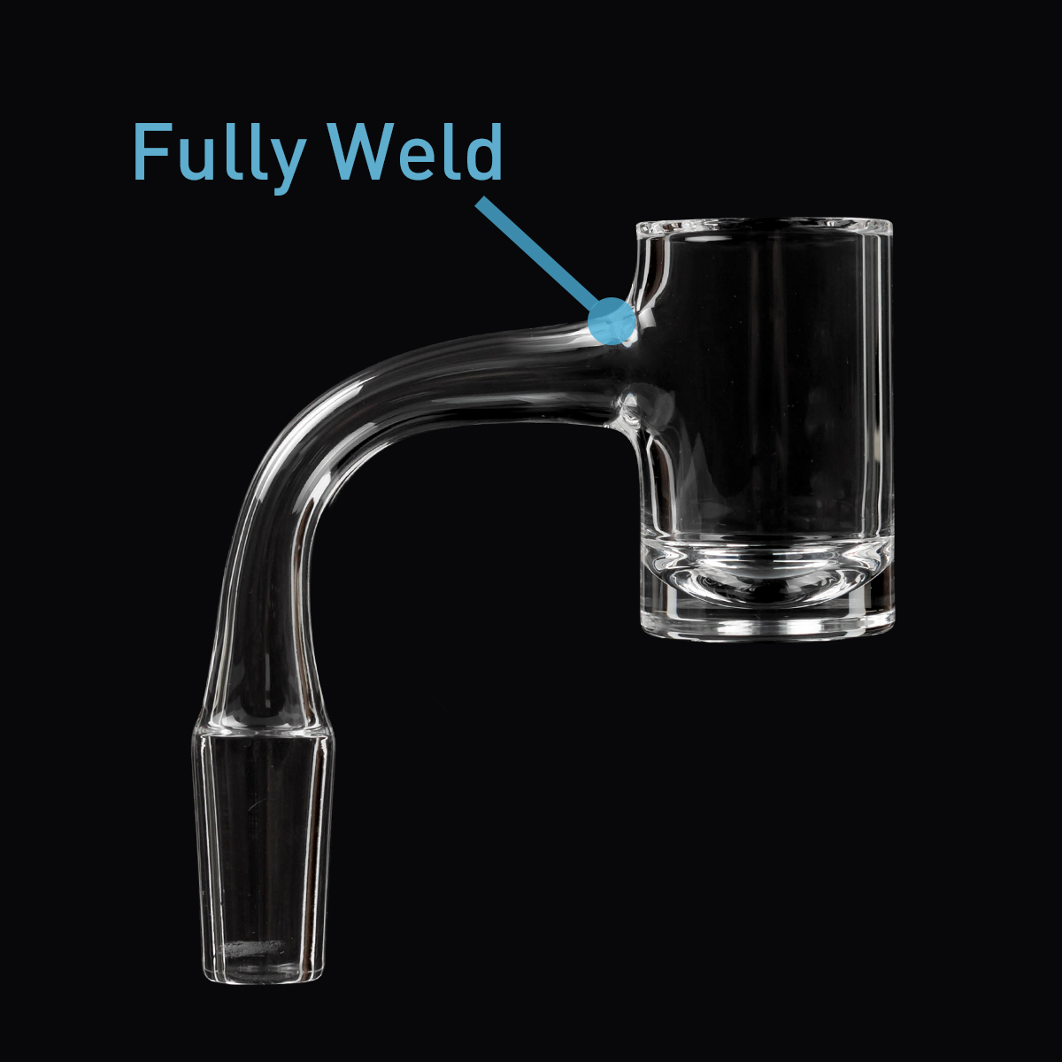 

Smoking Accessories Fully Weld Round Bottom Quartz Banger 10mm 14mm 18mm Male Female For Dab Rig bong water pipe