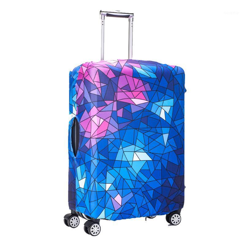 

Colorful And Beautiful Suitcase Protective Cover Travel Case Cover Leather Protective Healthy Stretch Cloth Covers1