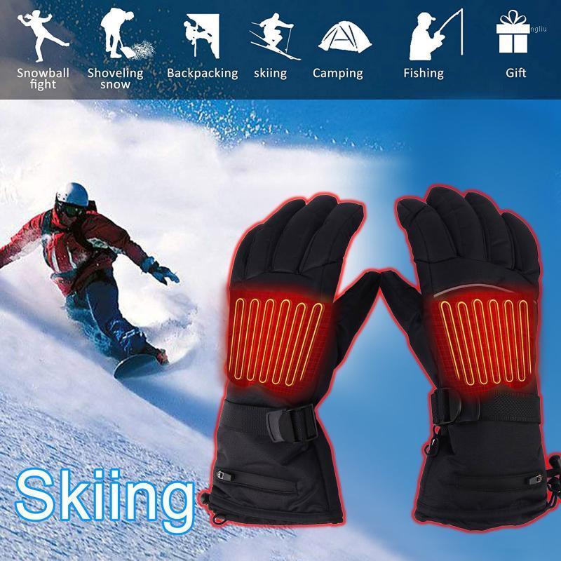 

Adult Washable Heating Gloves Outdoors Powered By 6 Batteries With Boxes Skiing Cold-proof Ski Gloves For Household Outdoor1, 1 pair