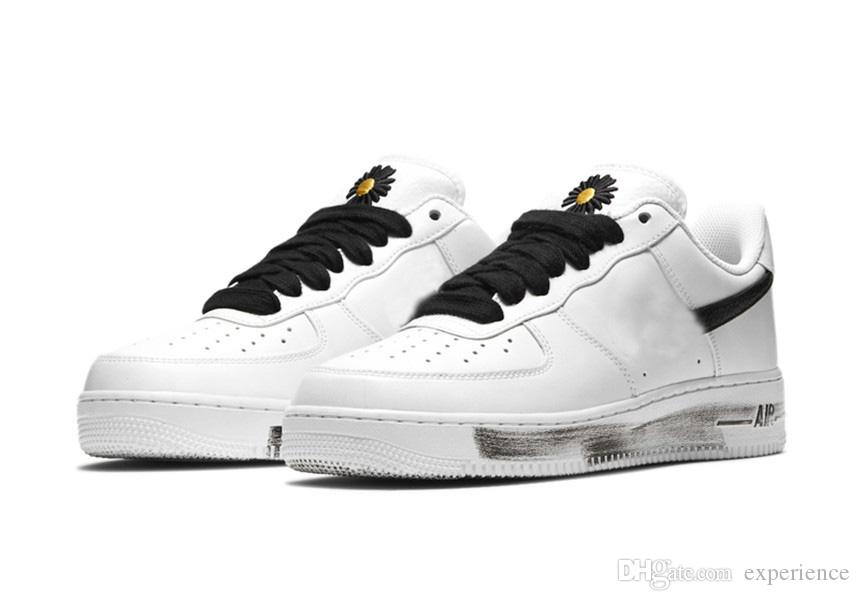 2021 Released Authentic G-Dragon Peaceminusone Para-Noise 2.0 x Low 1 White Black Men Women Outdoor Shoes Sneakers With Original Box
