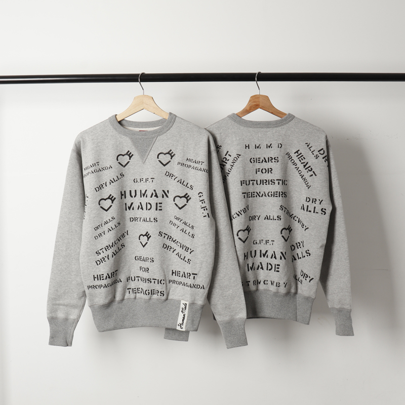 

2021 New Arrived Crewneck Women Men Oversized Sweatshirt Human Made Hoodies Kanye West 7yyh