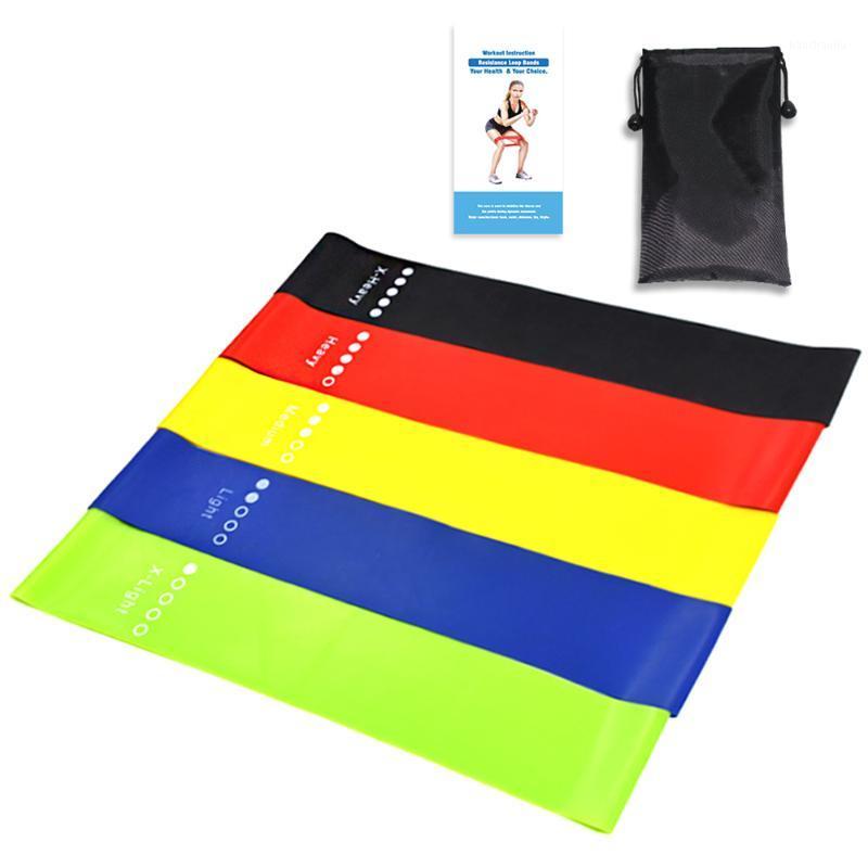 

Lixada 5PCS Resistance Band Set Home Gym Sports Exercise Resistance Loop Bands Set Elastic Bands Fitness Equipment for Home Gym1, Red