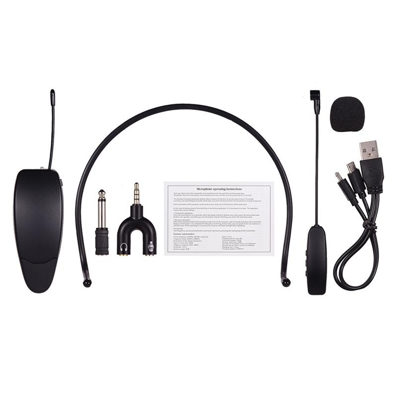 

2.4G Headgear Wireless Microphone Headset Professional Headwear Mic Voice for Speakers, Voice