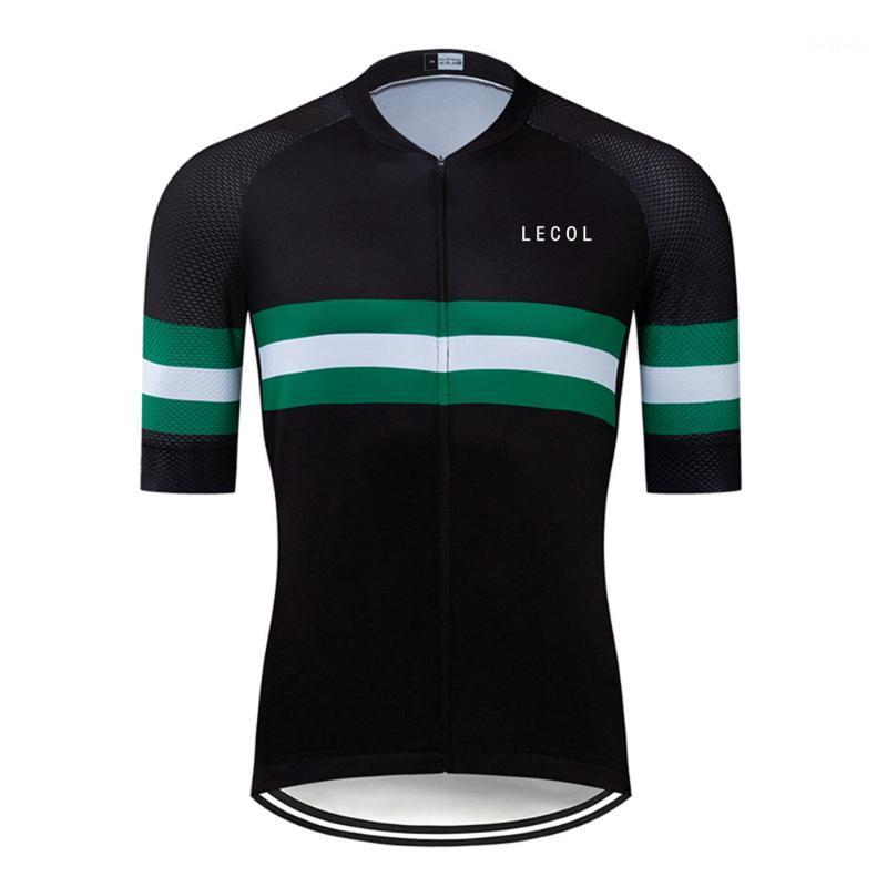 

LECOL 2020 Cycling Jersey Men Summer Short Sleeve Cycle Clothing MTB Road Bike Riding Wear Breathable Sport Shirt1