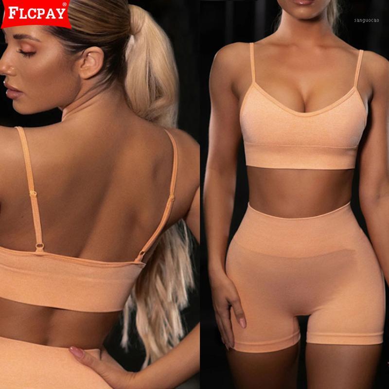 

Women's 4pcs Workout Set Yoga Fitness Sport Althletic Suit with High Waist Leggings Crop Top Active Gym Pants Shorts Sports Bra1, Green bra