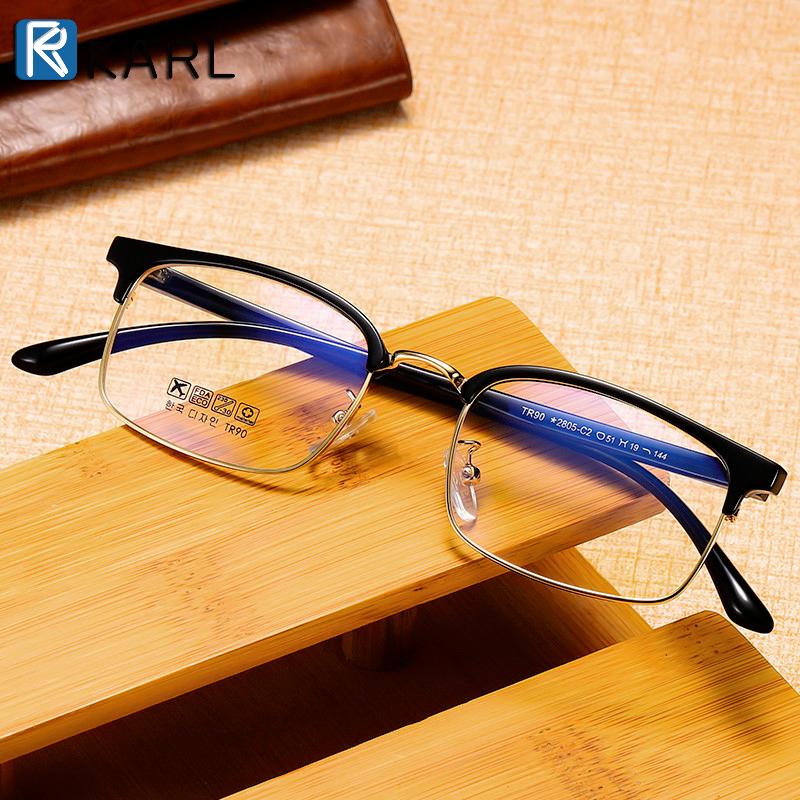 

Optical Glasses Frame for Men Myopia Anti Blue Light Blocking Eyeglasses Frame TR90 Rectangle Eyeglasses Gaming Eyewear