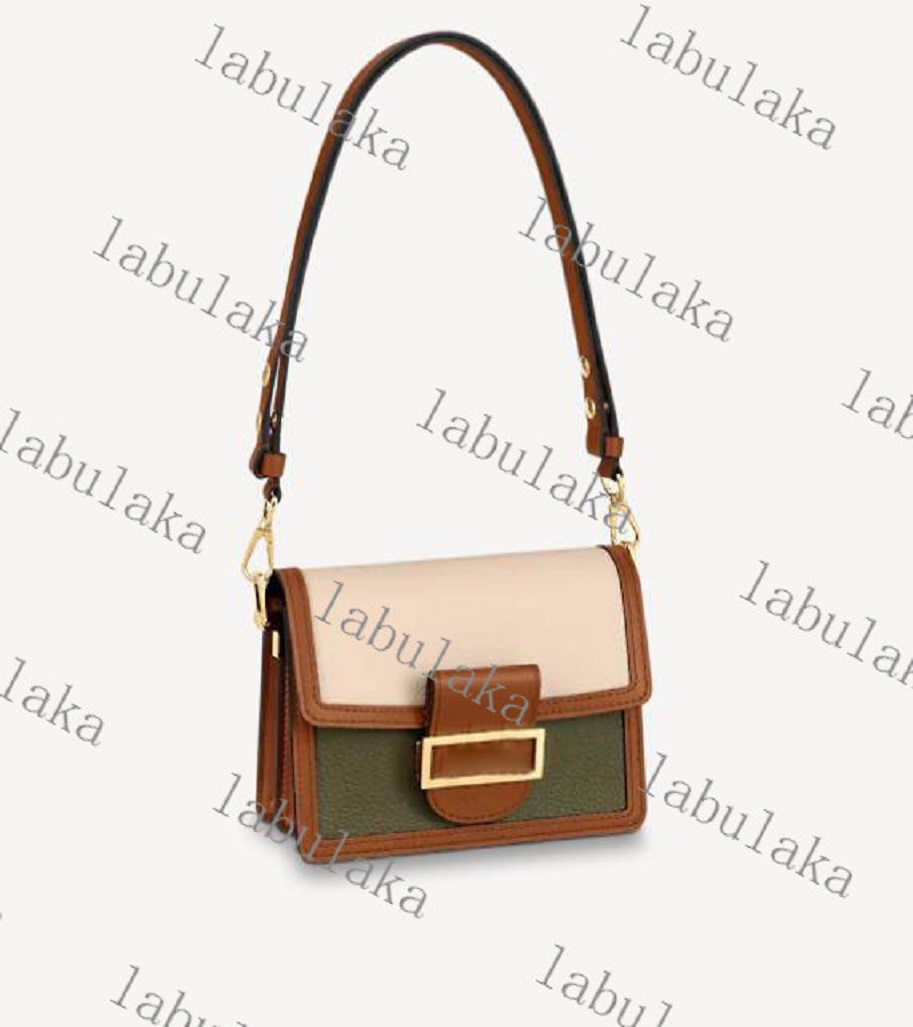 

Free Shipping Fashion Dauphine Metis Bag Women's Handbags Designer Genuine Leather MM Shoulder Bag M55504, Not sell seprate gift