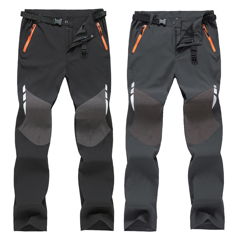 

Summer Men Pants Fashion Men Zipper Patchwork Joggers Militaryrousers Casual Waterproof Hiking Climbing Pants Clothing, Black